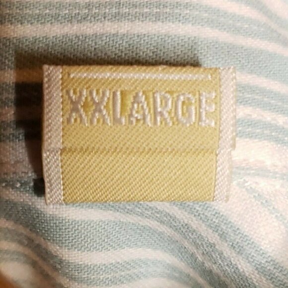 Michael Michael Kors Mens Green White Check Long Sleeve Dress Shirt 18 36/37 - Picture 5 of 6